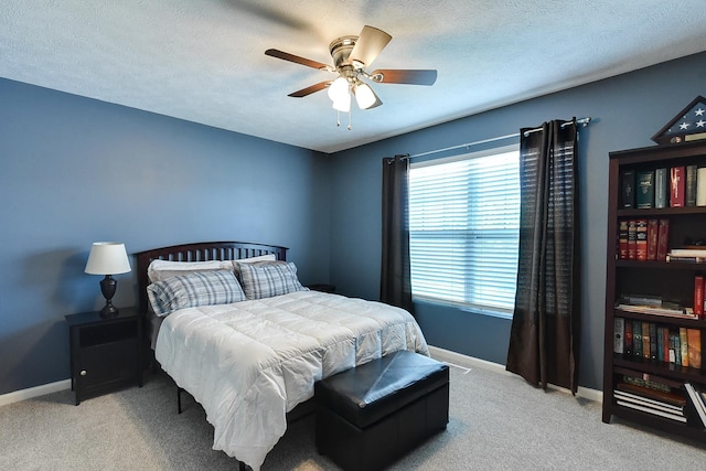 16501 Aurora St, Omaha, NE 68136 - carpeted bedroom with a ceiling fan and a textured ceiling