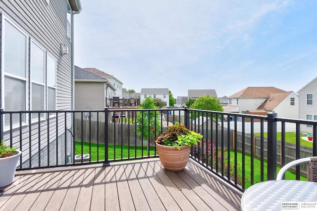 16501 Aurora St, Omaha, NE 68136 - deck with a residential view