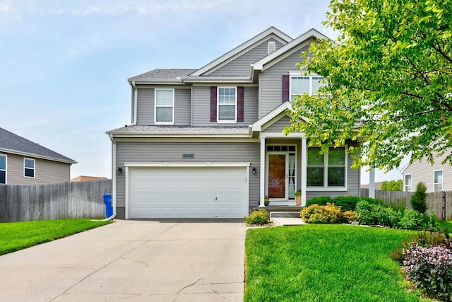 16501 Aurora St, Omaha, NE 68136 - view of front of property featuring driveway and a garage