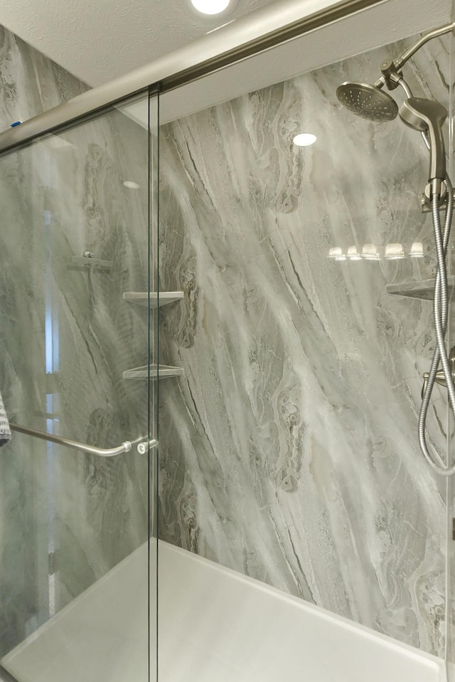 16501 Aurora St, Omaha, NE 68136 - full bathroom with a marble finish shower