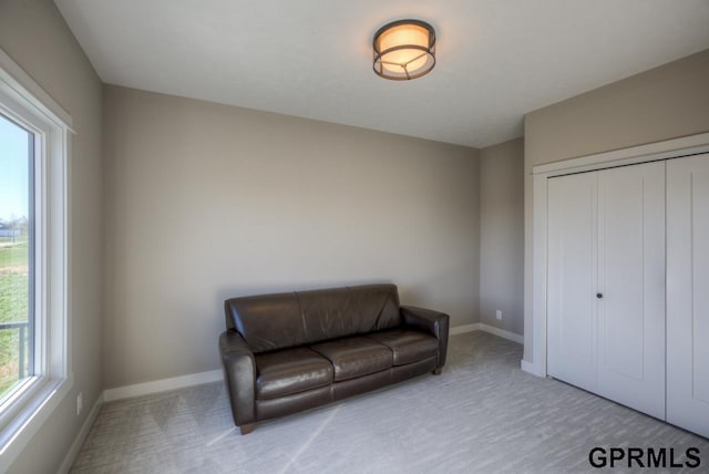 3103 N 184th St, Elkhorn, NE 68022 - living area featuring carpet flooring and baseboards