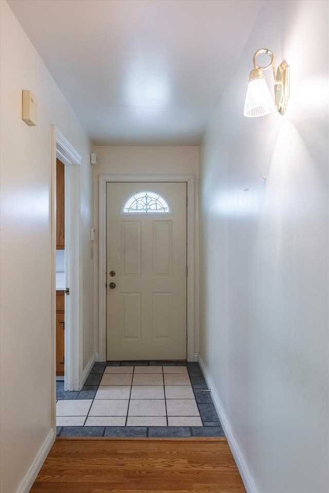 1805 Collins Dr, Bellevue, NE 68005 - doorway with light wood finished floors
