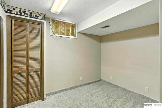 2108 S 62nd St, Omaha, NE 68106 - finished basement featuring carpet floors and a textured ceiling