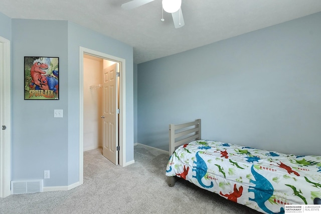 1622 S 179th St, Omaha, NE 68130 - bedroom with carpet flooring, a ceiling fan, and a spacious closet