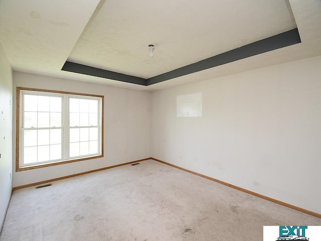 9105 Olive Creek Rd, Hickman, NE 68372 - unfurnished room featuring carpet flooring and a tray ceiling
