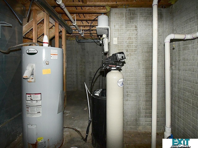9105 Olive Creek Rd, Hickman, NE 68372 - utility room featuring electric water heater