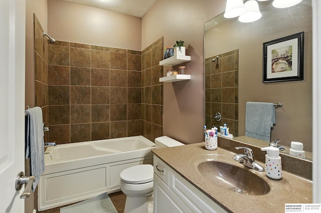 408 S 197th St, Omaha, NE 68022 - bathroom with vanity and washtub / shower combination