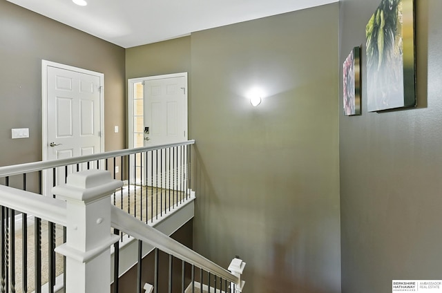 408 S 197th St, Omaha, NE 68022 - hall with an upstairs landing