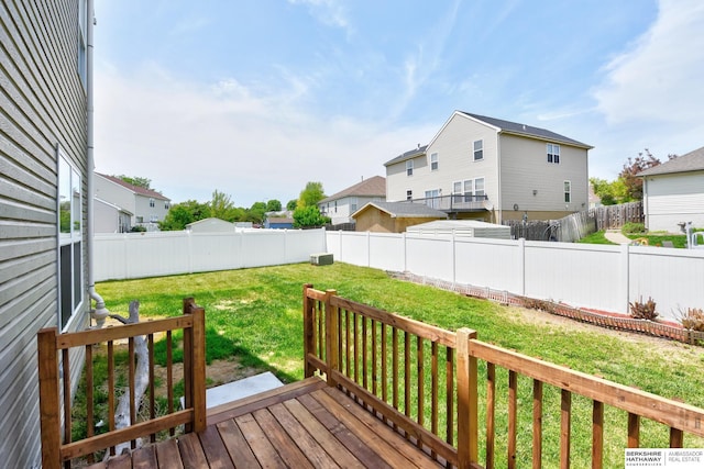 16332 Patrick Ave, Omaha, NE 68116 - deck featuring a residential view and a fenced backyard
