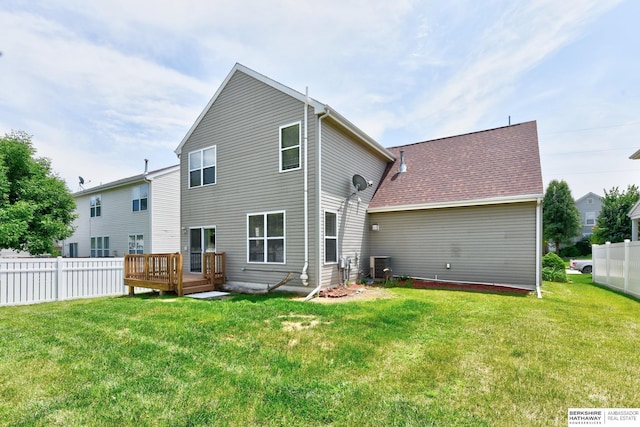 16332 Patrick Ave, Omaha, NE 68116 - back of property featuring a deck
