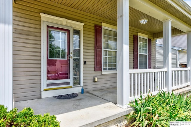 16332 Patrick Ave, Omaha, NE 68116 - entrance to property with a porch