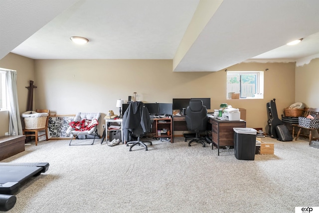 155 Vince Dr, Bennet, NE 68317 - view of carpeted home office