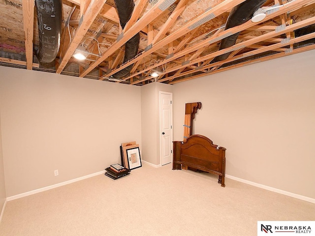 2906 Bar Harbor Dr, Bellevue, NE 68123 - finished basement featuring carpet and baseboards
