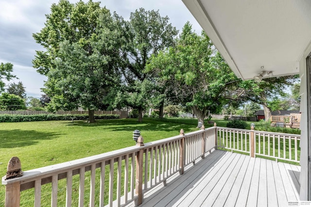 3701 Groves Rd, Bellevue, NE 68147 - deck featuring a fenced backyard