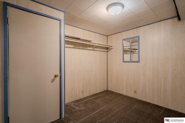 12312 Decatur St, Omaha, NE 68154 - spacious closet featuring dark carpet