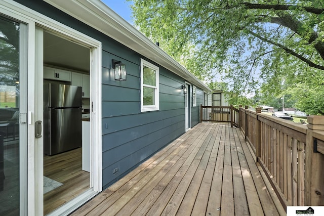 1107 N 6th St, Nebraska City, NE 68410 - view of wooden terrace