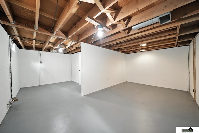 1107 N 6th St, Nebraska City, NE 68410 - view of unfinished basement