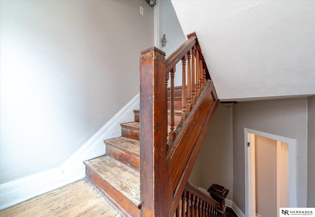 2567 Marcy St, Omaha, NE 68105 - stairway with baseboards