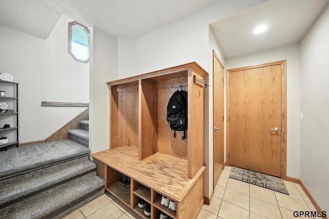 2303 N 150th Ave, Omaha, NE 68116 - mudroom with tile patterned floors and baseboards