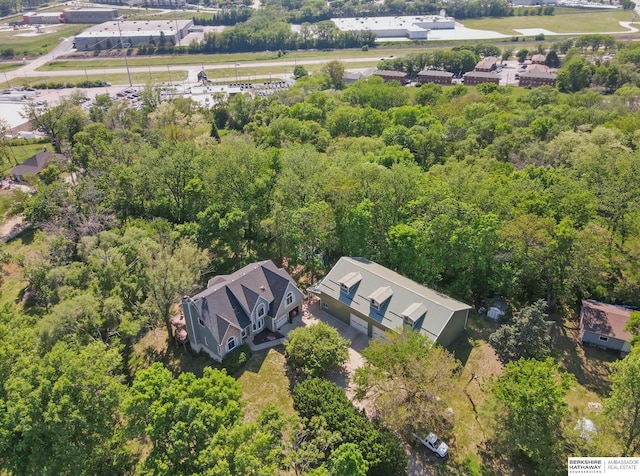 1326 Bellevue Blvd, Bellevue, NE 68005 - drone / aerial view of a forest