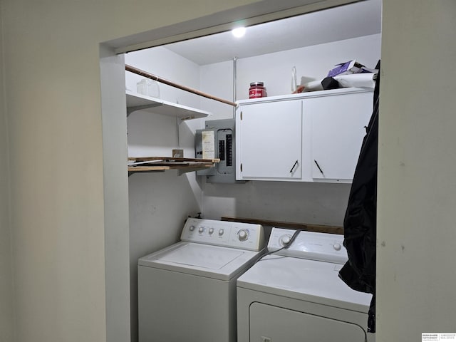 6925 Kearney Ave, Lincoln, NE 68507 - laundry room with separate washer and dryer and cabinet space