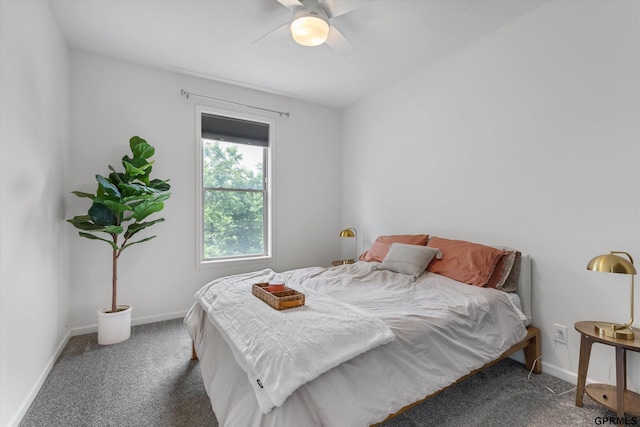 2111 Gindy Dr, Bellevue, NE 68147 - bedroom featuring carpet flooring and a ceiling fan