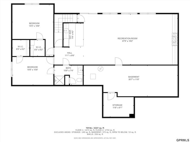 2111 Gindy Dr, Bellevue, NE 68147 - view of home floor plan