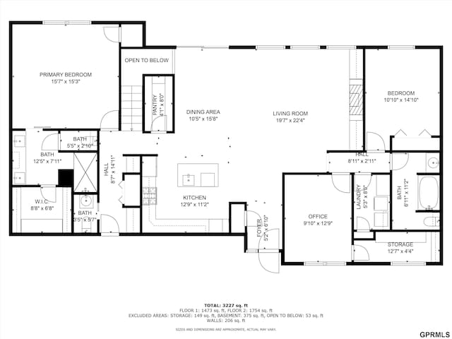 2111 Gindy Dr, Bellevue, NE 68147 - view of room layout