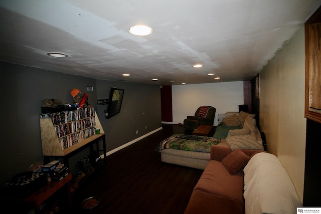 315 N Main St, Wilber, NE 68465 - living area featuring wood finished floors and recessed lighting