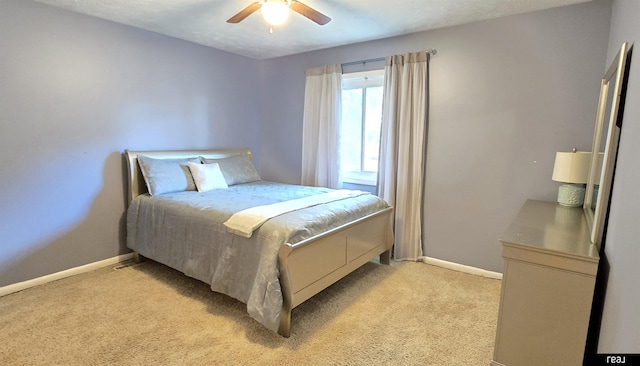 7512 Susan Ave S, La Vista, NE 68128 - bedroom featuring light colored carpet and a ceiling fan
