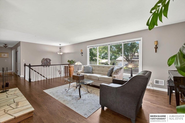 247 N 117th Ave, Omaha, NE 68154 - living area with wood finished floors