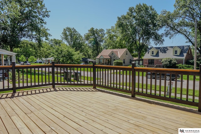 3772 F St, Lincoln, NE 68510 - deck featuring a residential view
