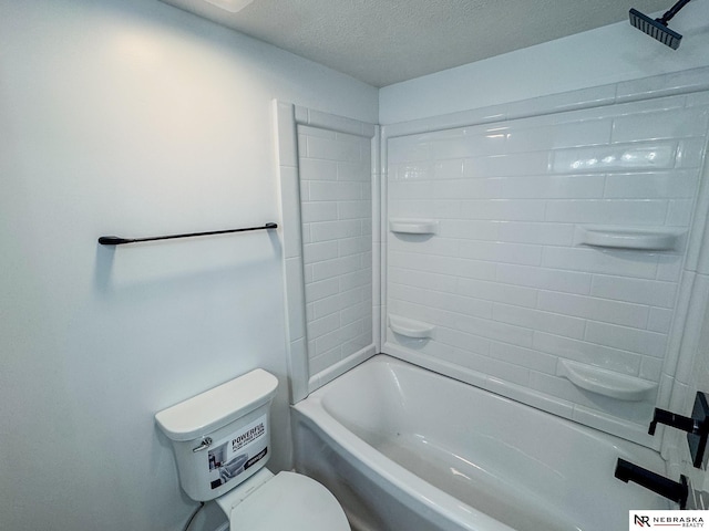 3772 F St, Lincoln, NE 68510 - full bath featuring a textured ceiling and  shower combination