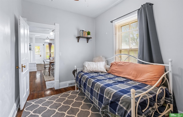 13130 N St N, Omaha, NE 68137 - bedroom with hardwood / wood-style floors and multiple windows