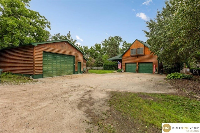 3521 N 267th Plz, Waterloo, NE 68069 - view of detached garage