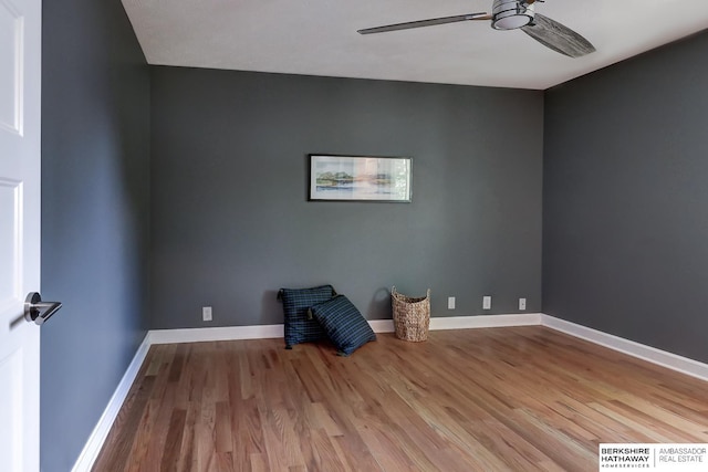2726 N 129th Cir, Omaha, NE 68164 - unfurnished room featuring ceiling fan and wood finished floors