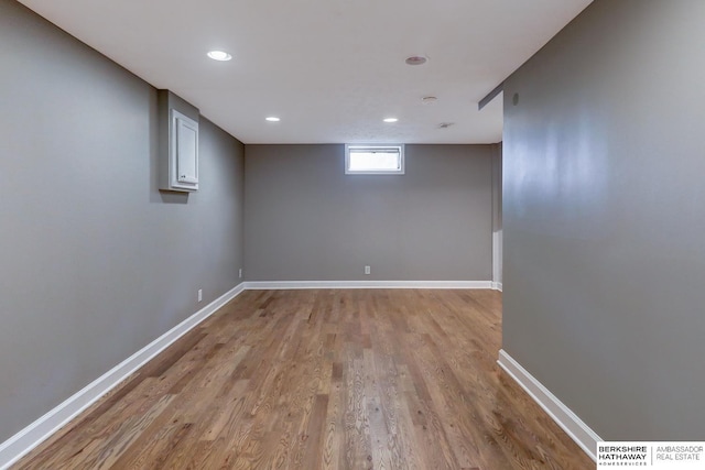 2726 N 129th Cir, Omaha, NE 68164 - below grade area featuring wood finished floors and recessed lighting