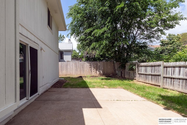 2726 N 129th Cir, Omaha, NE 68164 - fenced backyard featuring a patio area