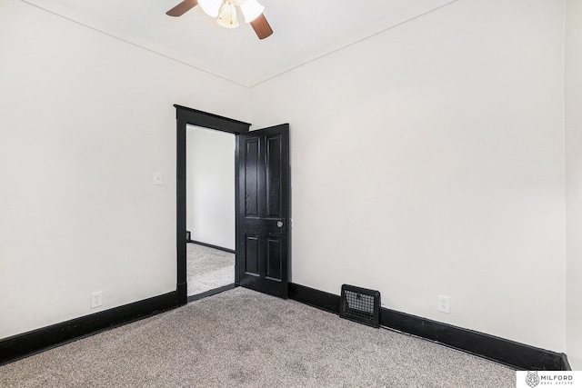 4419 N 39th St, Omaha, NE 68111 - spare room with carpet flooring and ceiling fan
