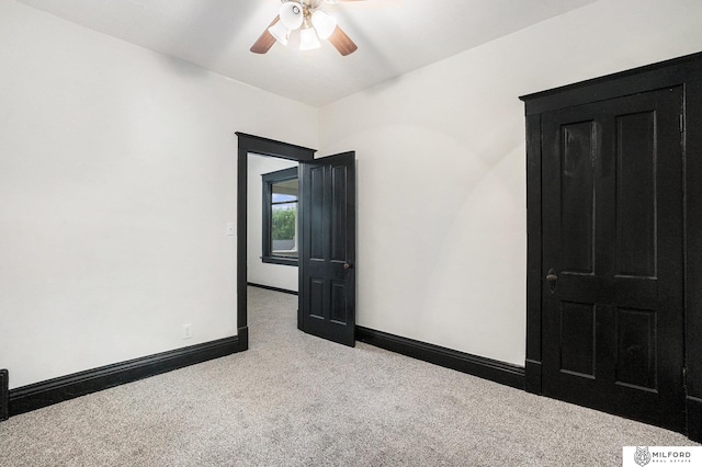 4419 N 39th St, Omaha, NE 68111 - carpeted empty room featuring baseboards and a ceiling fan