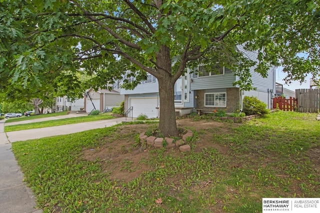 17737 Edna St, Omaha, NE 68136 - view of front of home with driveway and an attached garage