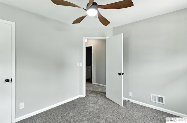 3080 S 48th St, Omaha, NE 68106 - unfurnished bedroom featuring carpet and a ceiling fan