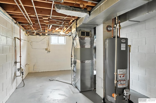 3080 S 48th St, Omaha, NE 68106 - below grade area featuring water heater and heating unit
