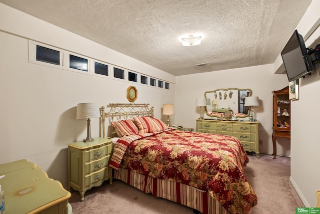 411 Hillside Ave, Yutan, NE 68073 - bedroom with carpet floors and a textured ceiling