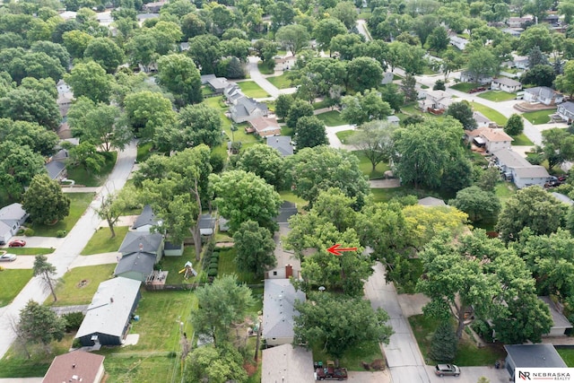 11018 Hascall St, Omaha, NE 68144 - aerial overview of property's location featuring nearby suburban area