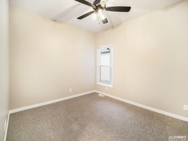1120 Titan Dr, Hickman, NE 68372 - carpeted spare room with baseboards and a ceiling fan