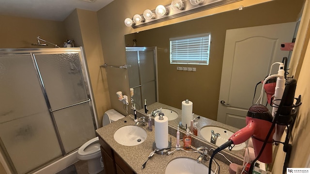 6005 S 191st Ter, Omaha, NE 68135 - bathroom with a shower stall and double vanity