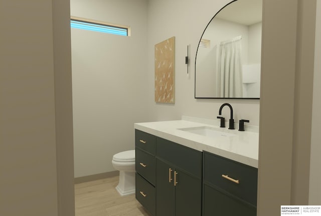 5518 S 200th Ave, Omaha, NE 68135 - bathroom with vanity and wood finished floors
