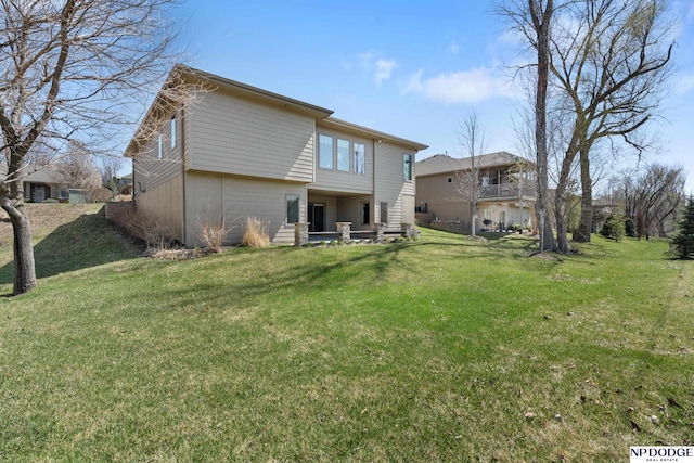 1320 S 190th Plz, Omaha, NE 68130 - back of property with a yard