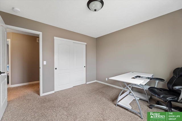 14611 S 24th St, Bellevue, NE 68123 - carpeted home office featuring baseboards